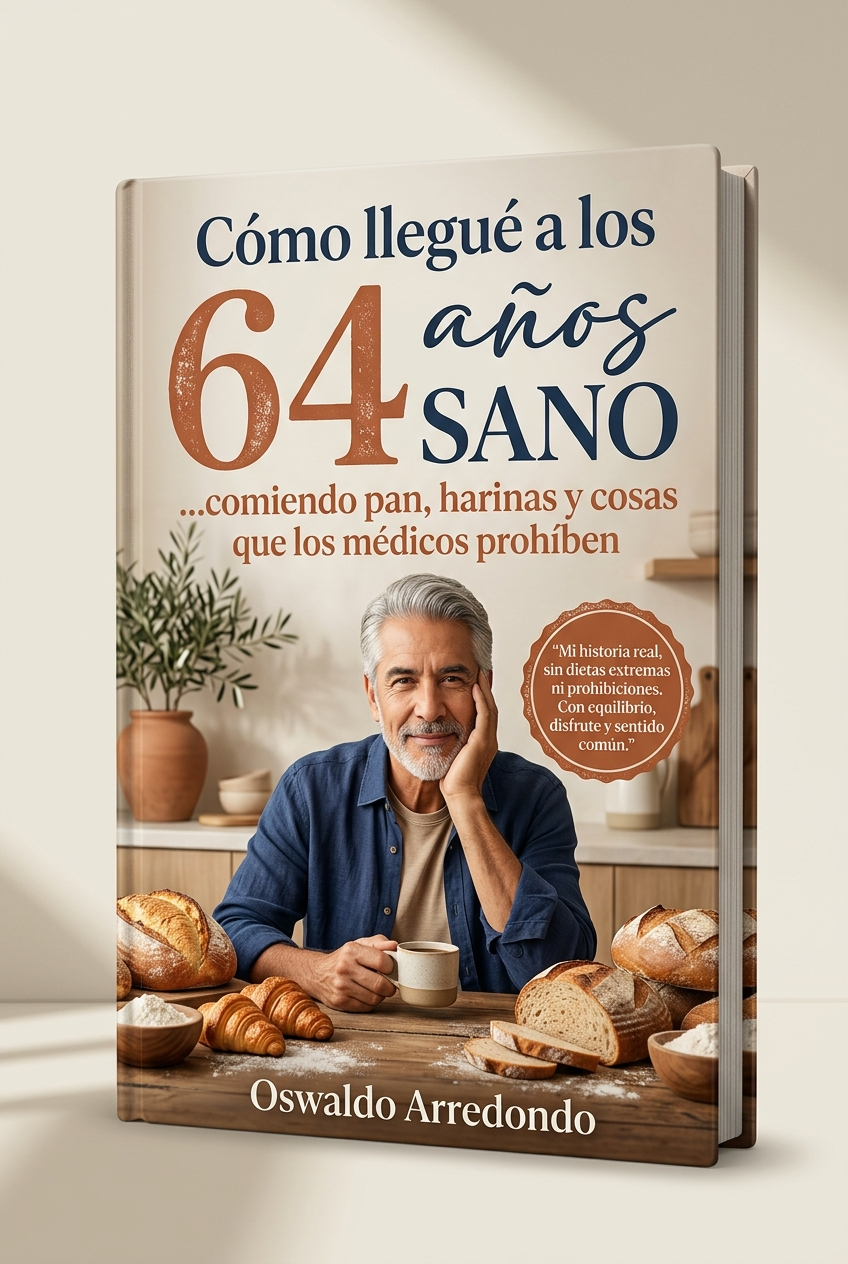 Como llegue a los 64 años SANO comiendo PAN